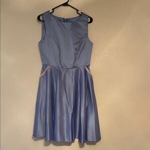 Blue Sleeveless Dress